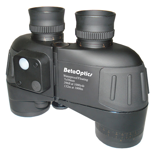 BetaOptics® Waterproof Military Binocular with Compass